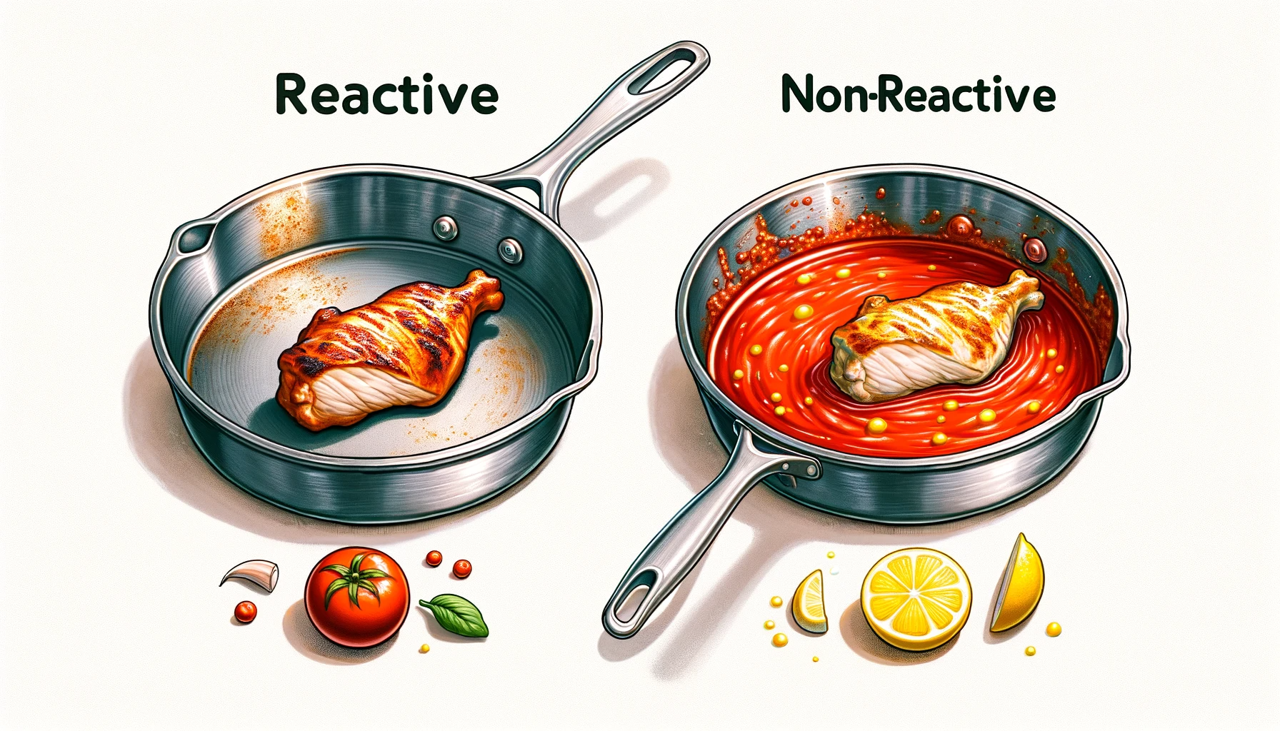 You are currently viewing What’s the Difference? Reactive vs. Nonreactive Stainless Steel Cookware Compared