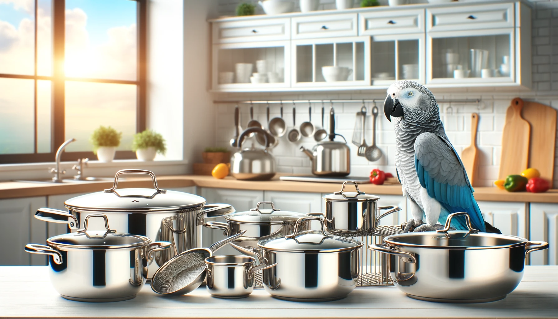 You are currently viewing Is Stainless Steel Cookware Truly Safe for Pet Birds? Essential Metals Risks and Precautions