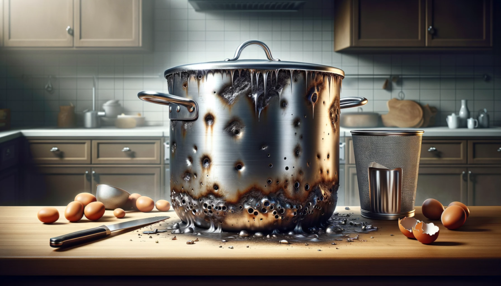  If you notice recurring rust problems, visible pitting, and accumulated scratches on your stainless steel cookware, it's a sign that the corrosion damage is extensive. At this point, it may be advisable to discard the cookware, as attempting to revive extensively damaged items can become impractical and potentially hazardous.